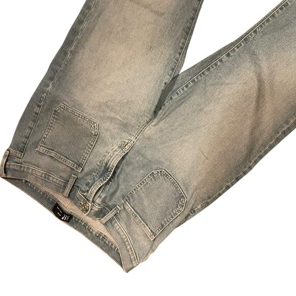 Gap Jeans Womens 16R 33x31 Blue 70s Flare High Rise Stretch - Picture 6 of 6